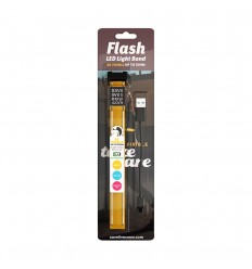 Flash LED Light Band Rechargeable/Genopladelig, 1 stk.