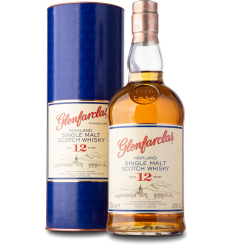 Glenfarclas 12 Years whisky, 100 cl./1 liter, 43%