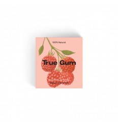 True Gum Hindbær & Vanilje, Plastfri tyggegummi