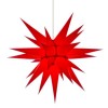 60 cm rød - Papir - Usamlet - Herrnuterstjerne