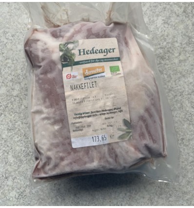 Biodynamisk Nakkefilet, Frost, svinekød fra Hedeagergaard
