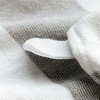 Meraki Håndklæde, Barbarum, Hvid og brune striber, 2 stk, 100x180 cm