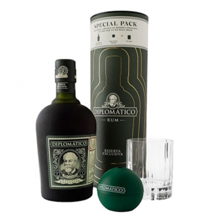 Diplomático  Exclusiva Rom Special Pack (Glas og isterningform)