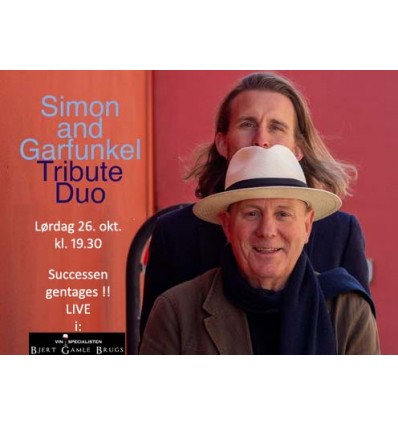 Simon & Garfunkel Tribute Duo - Lørdag 26. okt. kl. 19.30 - 1 billet