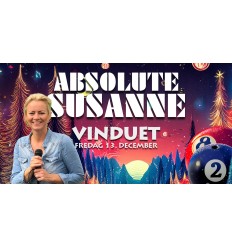 Koncert ABSOLUTE SUSANNE, fredag 13. dec. 19.30, 1 billet