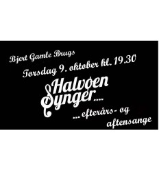 Halvøen Synger, 9. Okt'25, billet 1 person