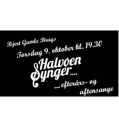 Halvøen Synger, 9. Okt'25, billet 1 person