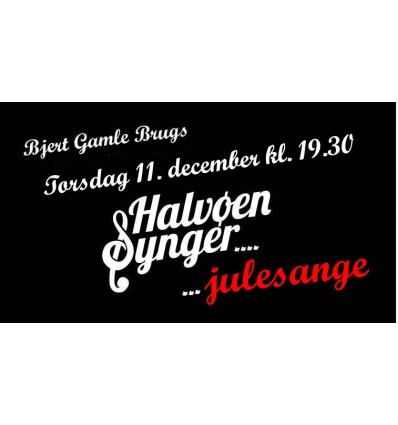 Halvøen Synger, 11. Dec.'25, billet 1 person