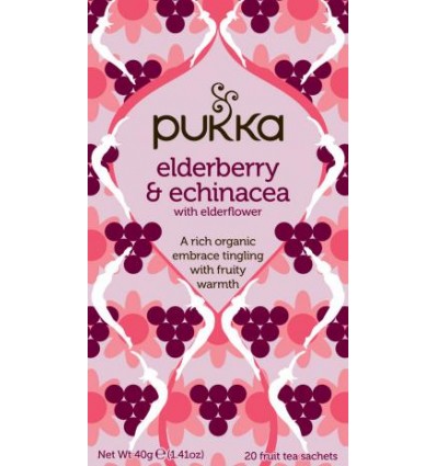 Pukka Elderberry & Echinacea tea  Øko